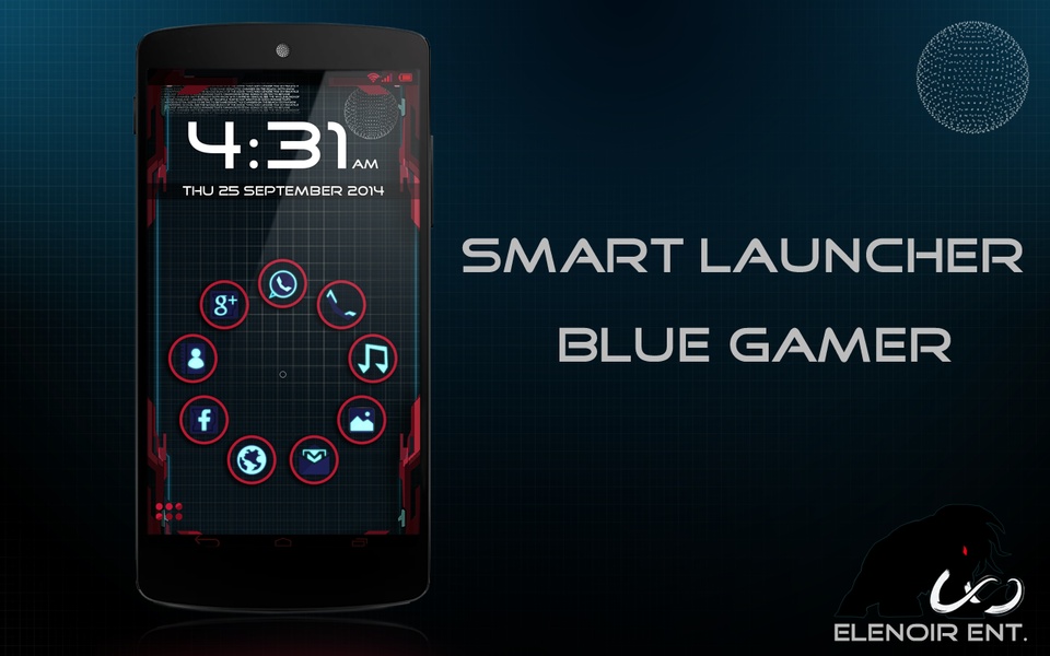 Smart Launcher blue Gamer - Preview 2