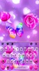 Pink Rose Butterfly Theme screenshot 1
