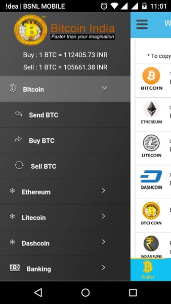 Bitcoin India Wallet - Preview 4