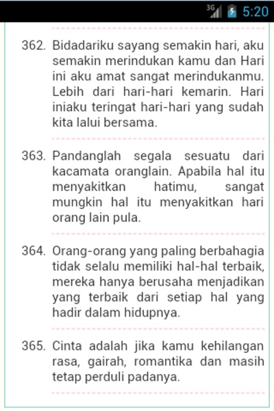 365 KATA MUTIARA CINTA - Preview 3