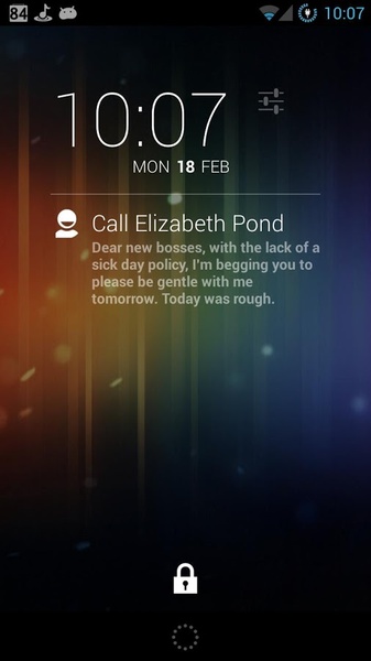 DashClock Contact Extension - Preview 3