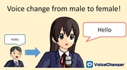 G Voice changer (change to natural female voice) screenshot 5