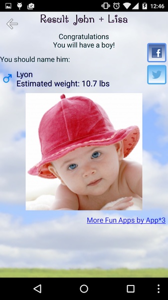 Baby Predictor - Preview 2