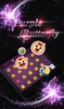 Purple Butterfly TouchPal Theme screenshot 2