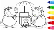 Peppa Pig Coloring Pages screenshot 6