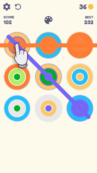 Rainbow Rings: Color Puzzle Game - Preview 1