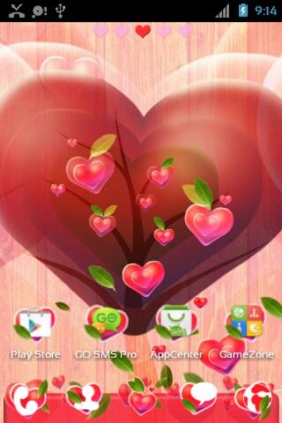 GO Launcher EX Valentine Heart - Preview 6