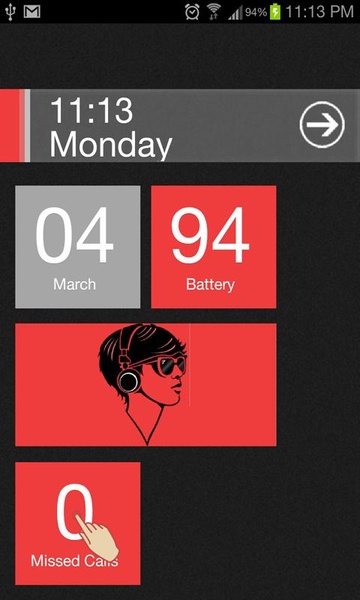 Red Theme Go Locker Theme - Preview 2