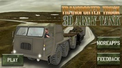 Transporter Truck 3D Army Tank screenshot 2