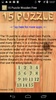 15 Puzzle Wooden Free screenshot 5