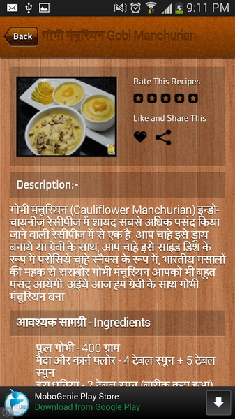 Indian Recipes Hindi - Preview 2