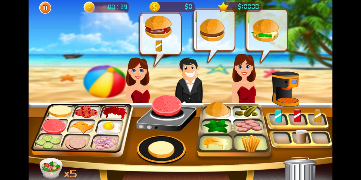 Burger Shop Restaurant : Burger Maker Cooking Game - Preview 4