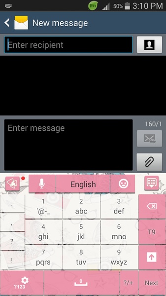 GO Keyboard Cool Theme - Preview 3
