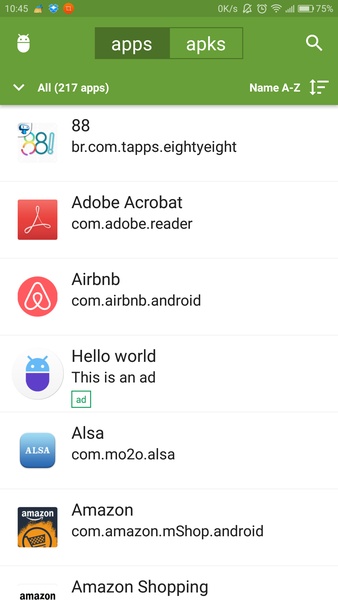 Andatsoft My APK - Preview 1