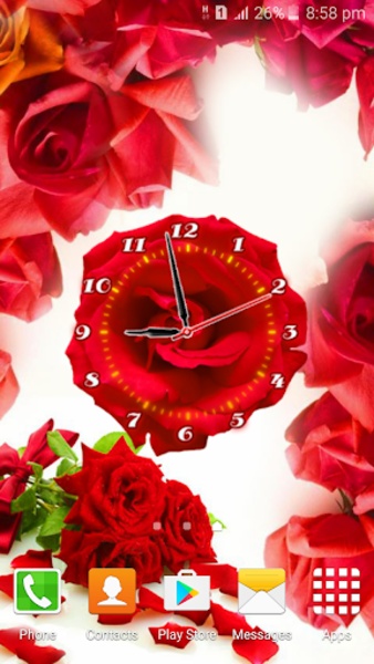 Rose Flower Clock - Preview 10
