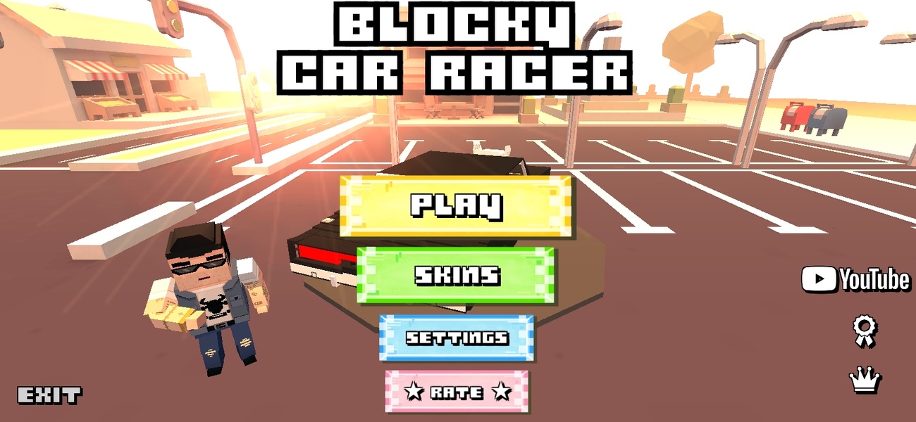 Blocky Racer é um novo jogo gratuito de corrida sem fim para iOS 