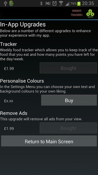 Weight Watching Tracker & Calculator - Preview 10