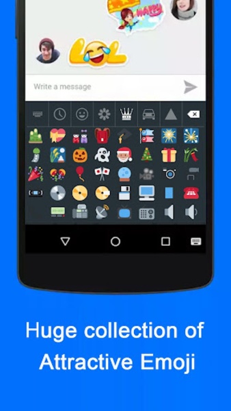 Emoji Smart Android Keyboard - Preview 1