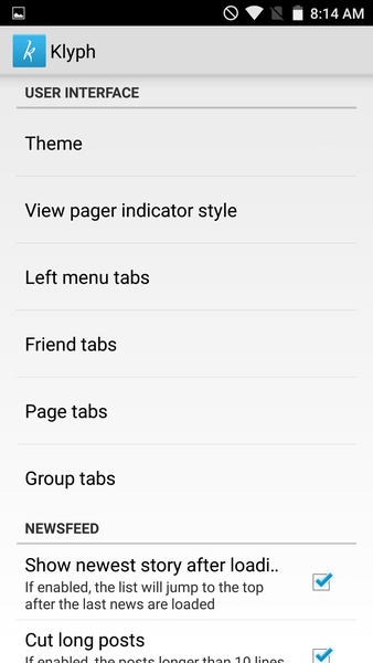 Klyph for Facebook - Preview 6