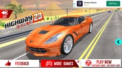 Racing in Highway Car 3D Games screenshot 1