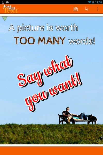 Just Add Text - Preview 3