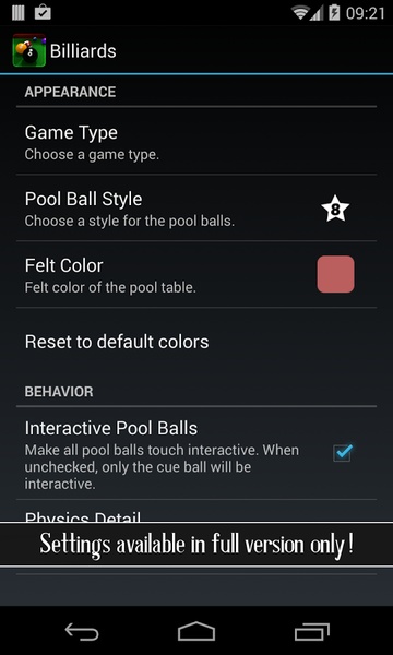 Billiards Free - Preview 2