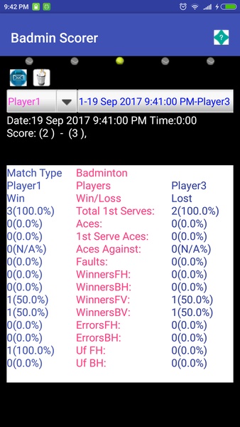 Badminton Scorer free - Preview 6