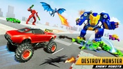 Police Dragon Robot Car Game screenshot 7