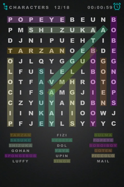 Word Search Malay - Preview 3