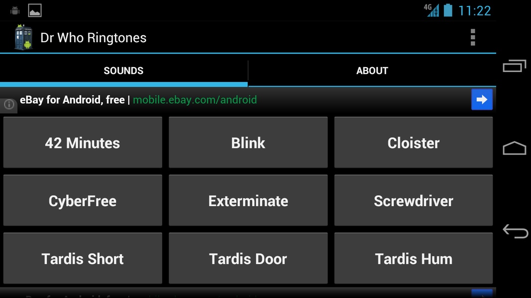 Dr Who Ringtones - Preview 4