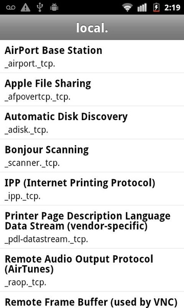Bonjour Browser - Preview 3