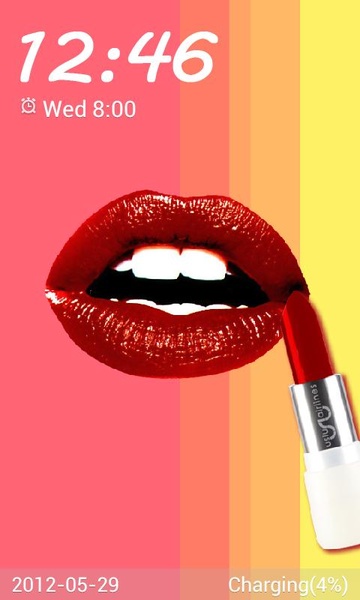 Lipstick GO Locker Theme - Preview 2