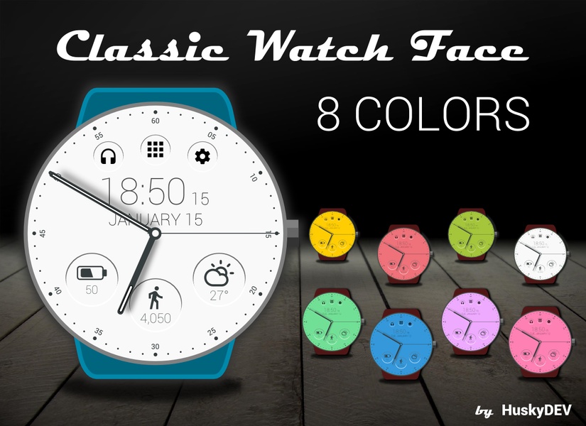 HuskyDEV Classic Watch Face - Preview 5