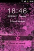 GO Locker Theme Pink Dark screenshot 1