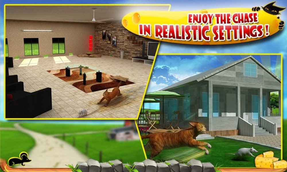 Crazy Cat vs. Mouse 3D - Preview 1