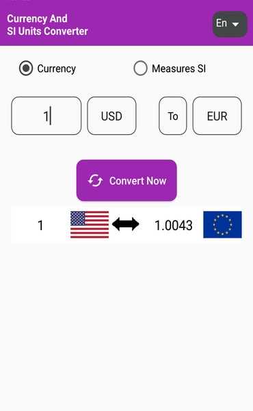 Currency And SI Units Converter - Preview 3