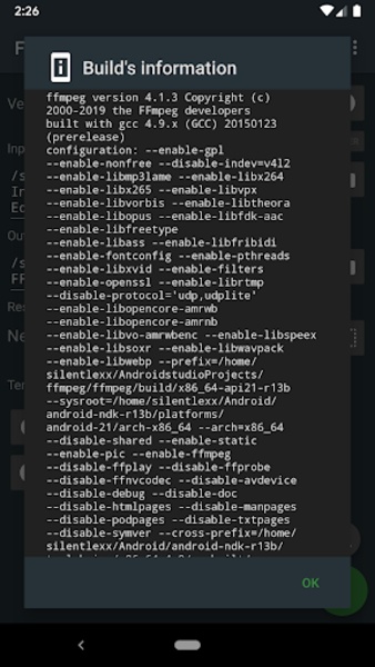 FFmpeg Media Encoder - Preview 1