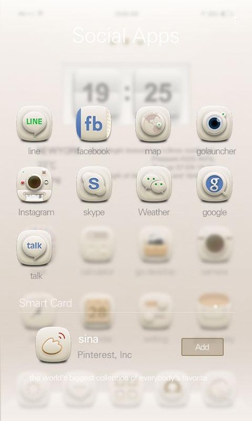 Inner Peace GOLauncher EX Theme - Preview 3