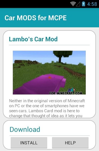Car MODS for MCPE - Preview 3