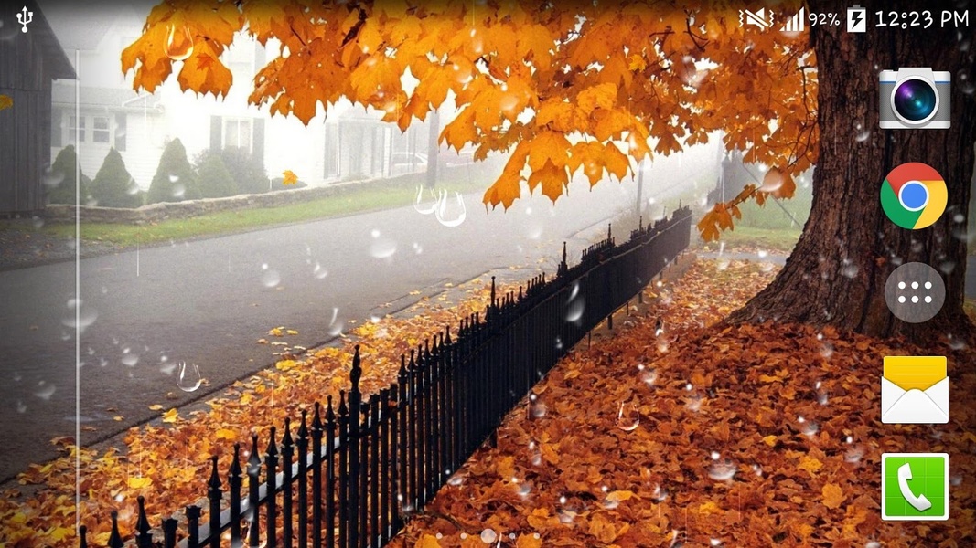 Maple Droplets Live Wallpaper - Preview 2