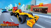 Smart Taxi Driving Pizza Delivery Boy screenshot 1