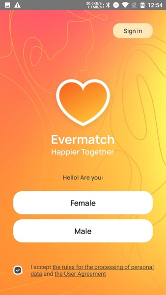 App Store   - Evermatch