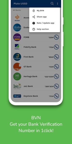 Pluto USSD: Nigeria Bank codes - Preview 5