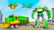 Flying Train Robot Car Games screenshot 3