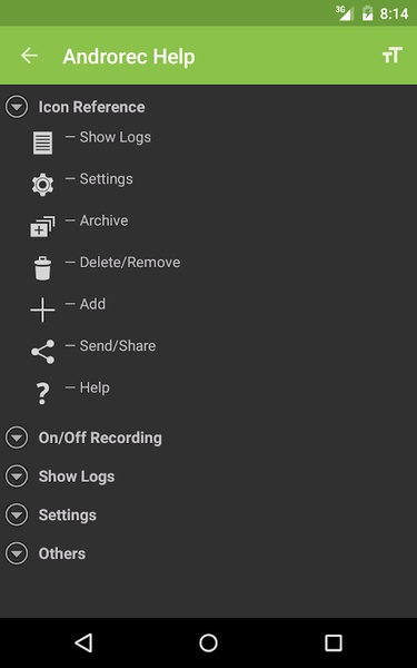 Androrec - Preview 1