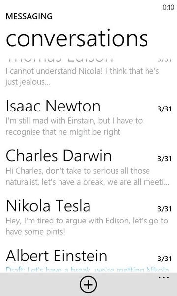 Messaging Metro Beta - Preview 5