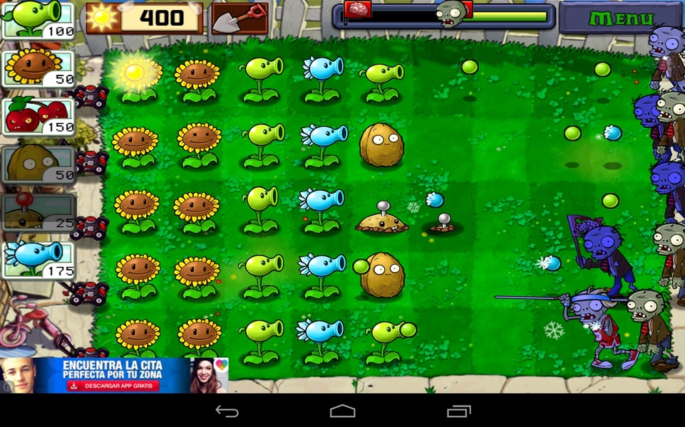 I download old version of pvz 1 mobile and found out that the mini
