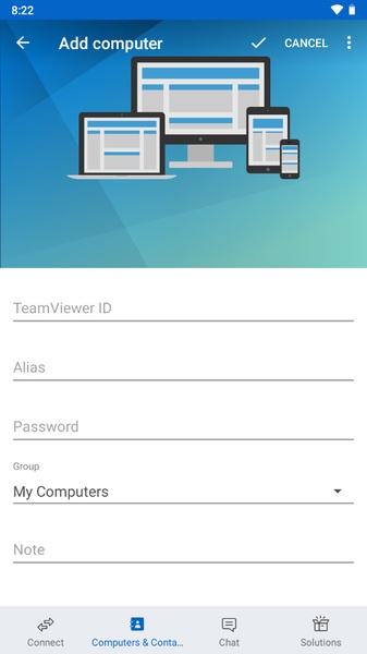 TeamViewer for Remote Control - Preview 7