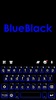 Blue Black Keyboard Theme screenshot 1