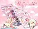 SMS Theme Rabbit Fluffy Pink screenshot 7
